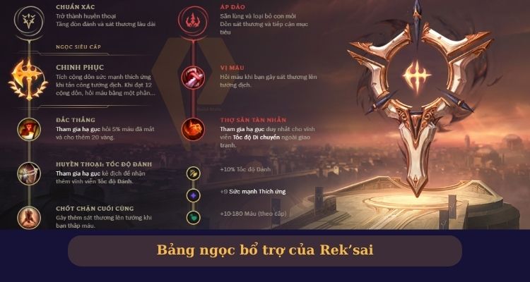 bảng bổ trợ rek'sai