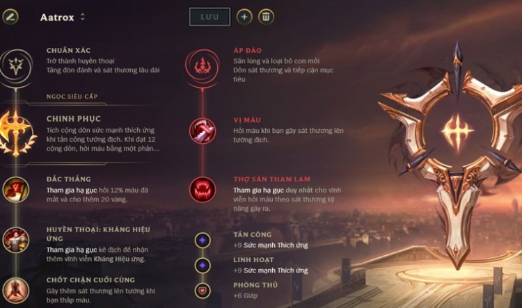 bảng ngọc aatrox