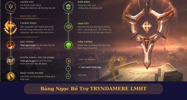 bảng ngọc tryndamere