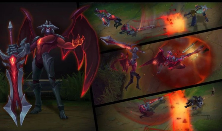 Các combo Aatrox LMHT siêu bá đạo